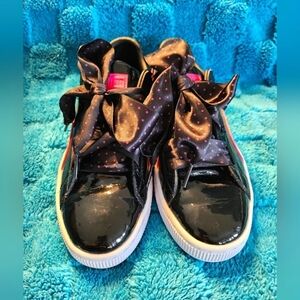 Puma Basket Heart Stars Junior Casual Sneakers size 5.5